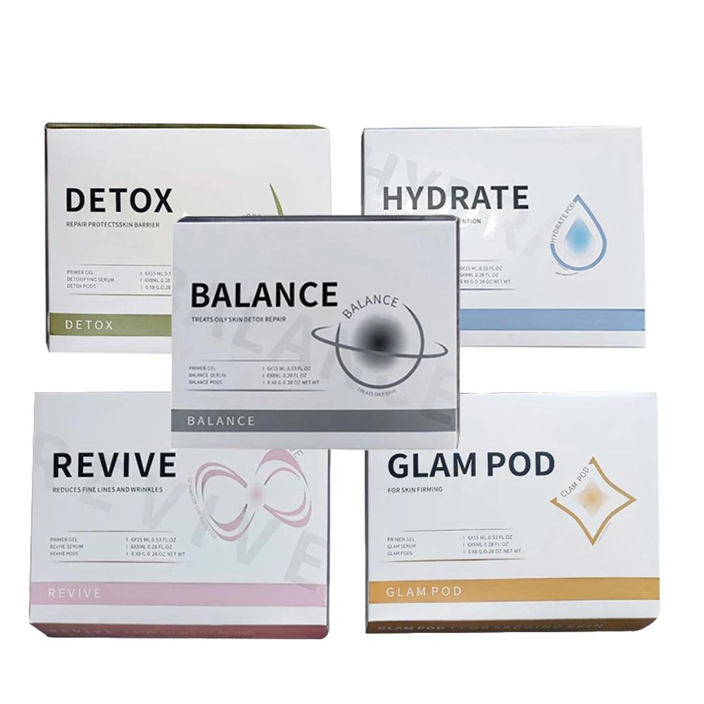 7 Types d'oxygène Jet Spa Capsule sérum Gel visage CO2 oxygène bulle Machine Massage du visage exfol
