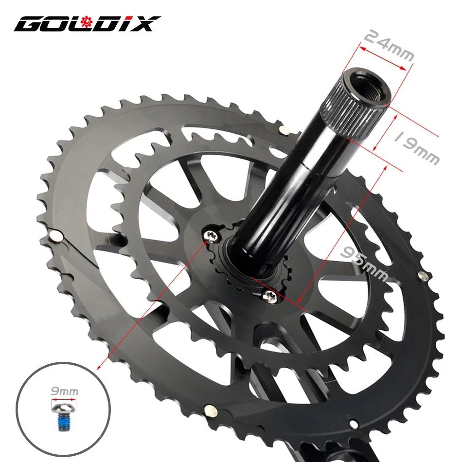 GOLDIX CNC manivelles de route bras pédalier de vélo BSA BB92 gravier manivelle de route 170/175mm c