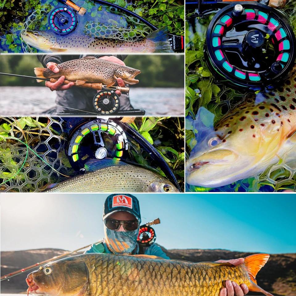 Maximumcatch AVID PRO nymphe 3/5wt moulinet de pêche à la mouche avec corps plein cadre Super grand 