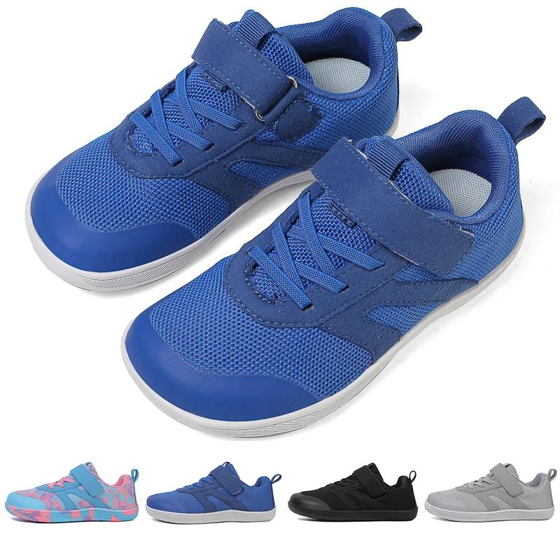 Nouveaux enfants pieds nus baskets Cross Trainer respirant confort tricot semelle filles garçons cha
