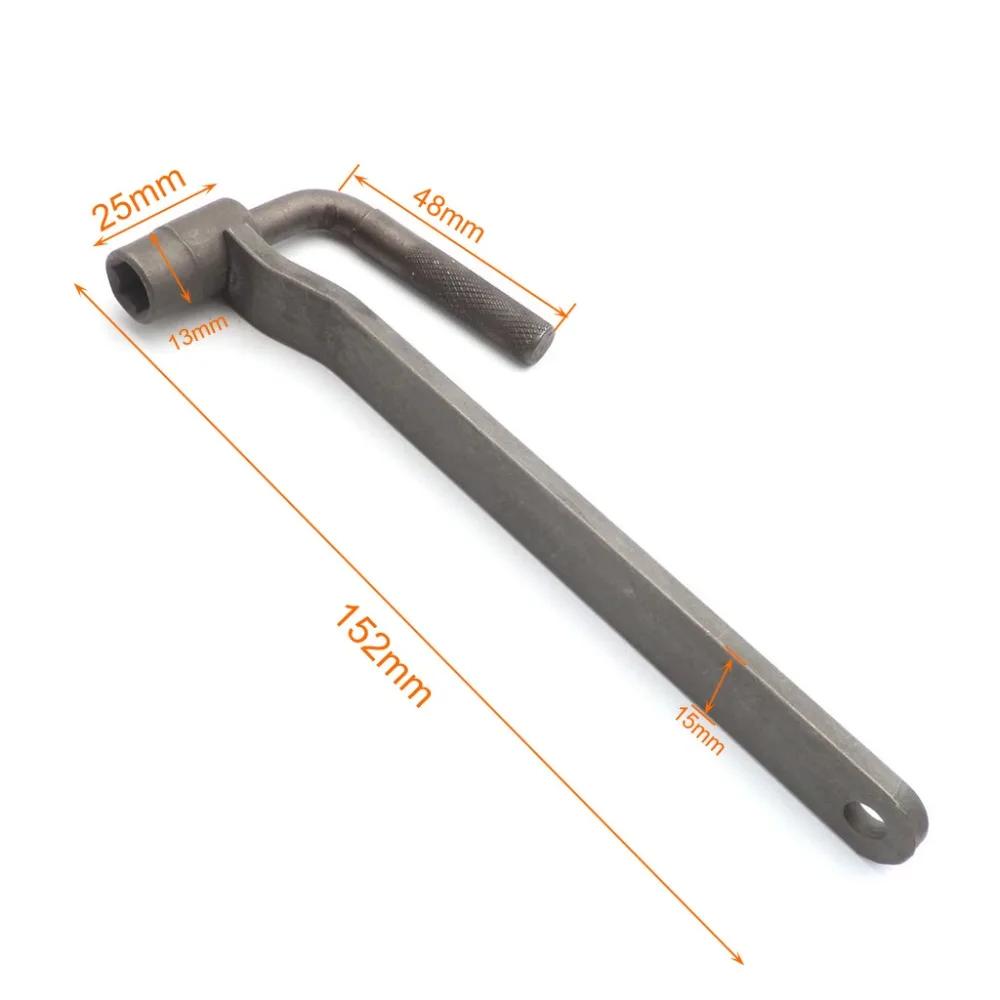Outil de réglage de soupape de moteur de moto, douille hexagonale carrée, soupape en T essorée, vis 