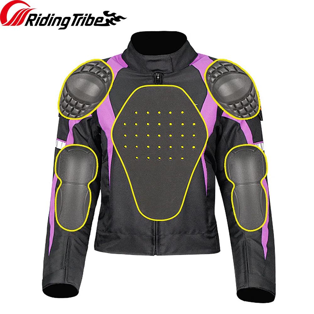 Femme moto veste d'hiver thermique coupe-vent vêtements corps équitation manteau de sécurité coussin