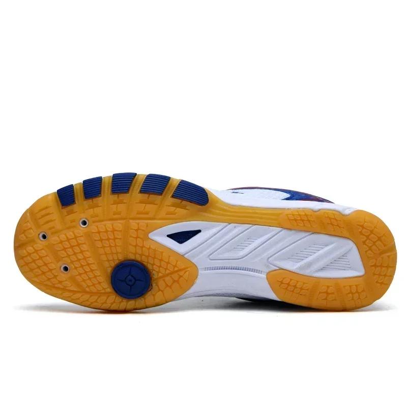Chaussures tennis de table professionnelles unisexes - Baskets entraînement légères respirantes intérieur