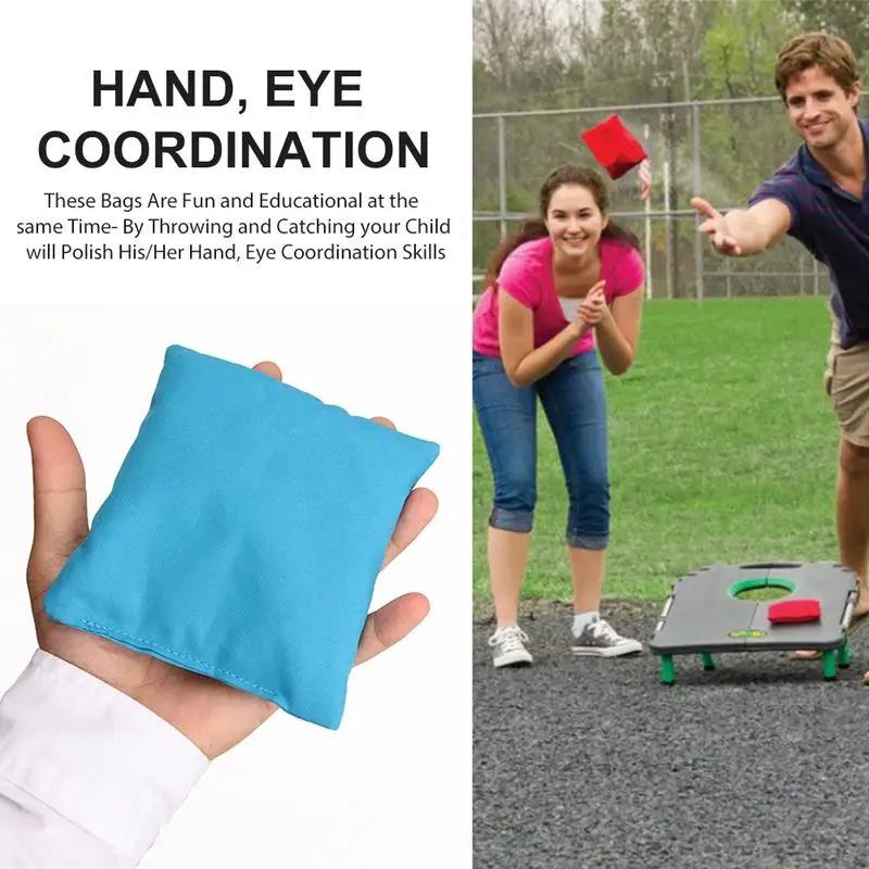 Ensemble de sacs de haricots en Cornhole, 8 pièces, sacs en tissu rempli de maïs, équipement d'entra