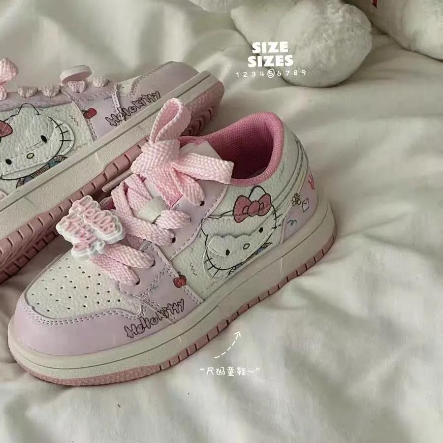 Sanrio Girl Hello Kitty – baskets de loisirs à la mode pour l'automne et l'hiver, baskets confortabl