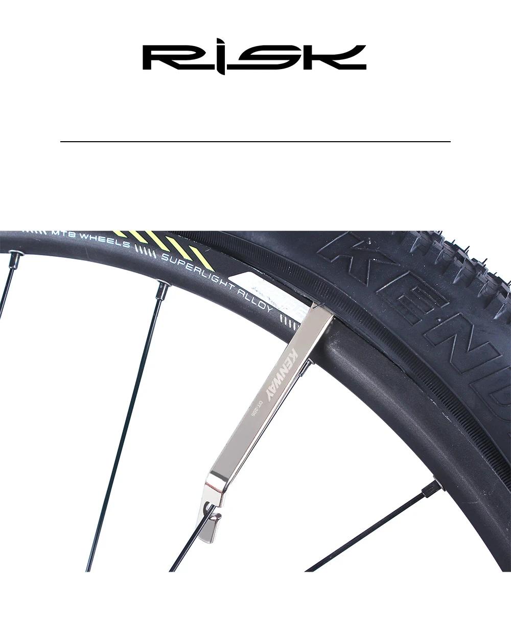 Risque KENWAY 3 pièces/ensemble vélo vélo acier pneu bâton cuillère Tube outil de réparation Nylon p