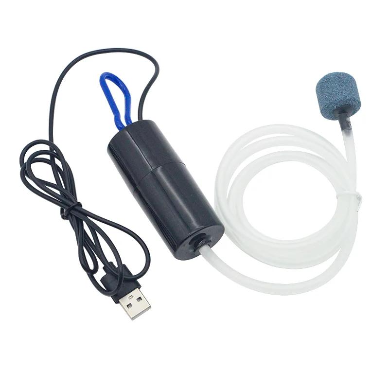 Pompe à Air USB pour Aquarium, compresseur d'air silencieux, Mini oxygénateur Portable, aérateur d'o