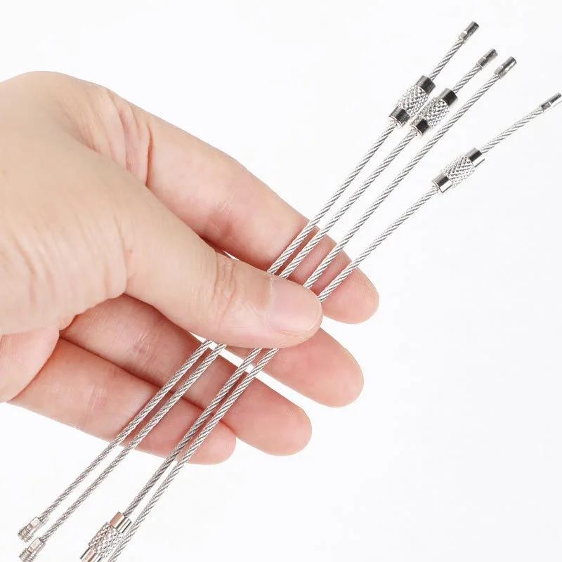 10 pièces 15CM outils de plein air EDC outils de Camping équipement Multi porte-clés Kit 304 porte-c