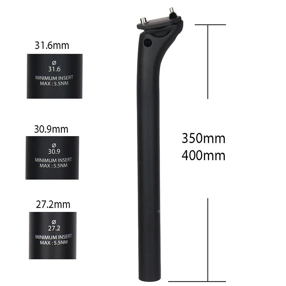 ELITAONE tige de selle en carbone vtt 27.2/30.9/31.6mm Offset 20mm tige de selle de vélo de route av