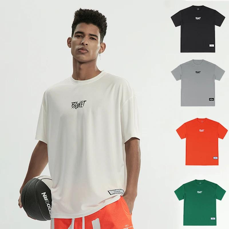T-shirt à Manches Courtes et Col Rond pour Homme, Vêtement de dehors, Surdimensionné, Résistant, Res