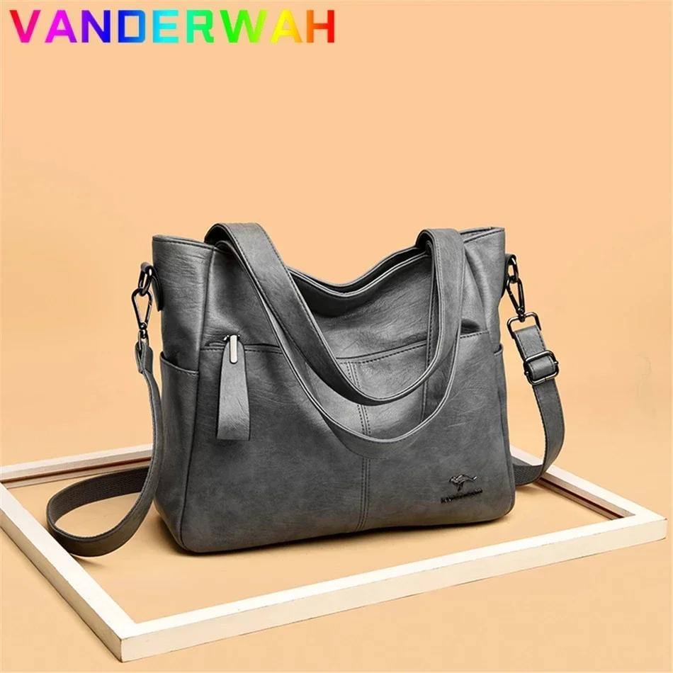 Sacs à main de marque en cuir souple véritable pour femmes, sacoche à poignée supérieure, fourre-tou