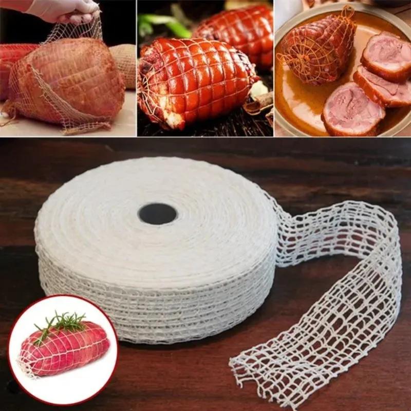 Filet à viande en coton pour Hot Dog, jambon, saucisses, rôti de boucher, filet à cordes de cuisson