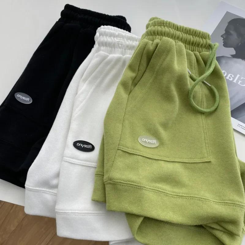 2026 femmes confortable ample jambe large cordon un pantalon taille mince coupe ajustée décontracté 