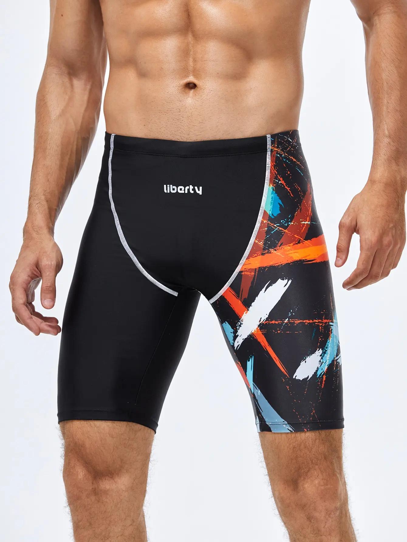 Maillot de bain ajusté pour hommes adultes, entraînement, sport et loisirs, réduction de la résistan
