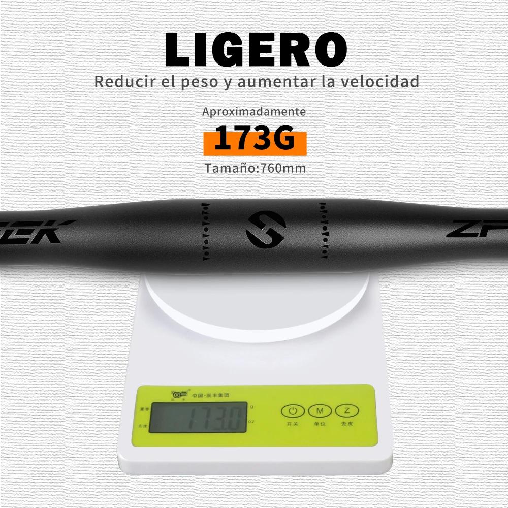 TOSEEK ZF-ONE vtt guidon de vélo en carbone guidon 31.8*580-720/740/760mm guidon noir mat pour acces