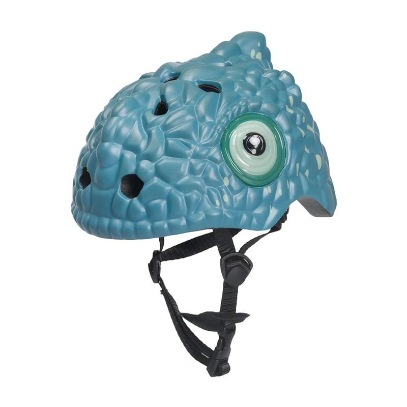 Enfants sport casque de vélo vtt vélo de route dinosaure forme tête de sécurité protéger casquette e