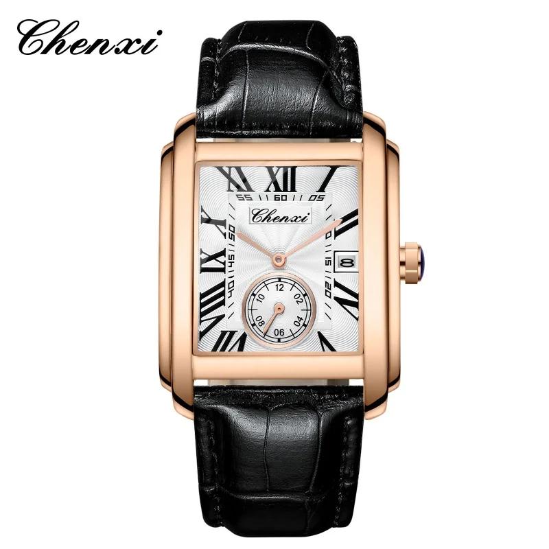 CHENXI 8216 vente chaude Top marque affaires montre pour hommes Quartz militaire calendrier étanche 