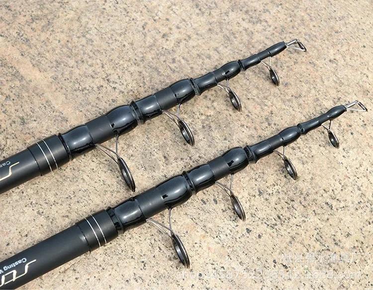 Canne à pêche télescopique Superhard, 1.8M-3.6M, ultralégère, longue portée, canne à lancer de haute