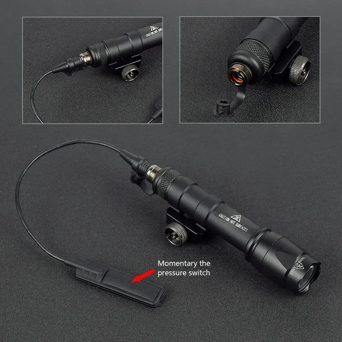 Surefir lampe de poche tactique M300 M600 M600C Scout lumière avec double fonction pressostat 600 Lu