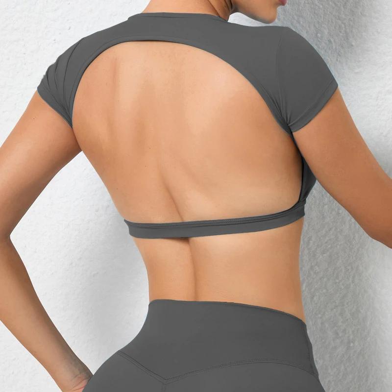 Hearuisavy – Nouveaux hauts de sport d'été respirants pour l'entraînement, vêtements de fitness, ten