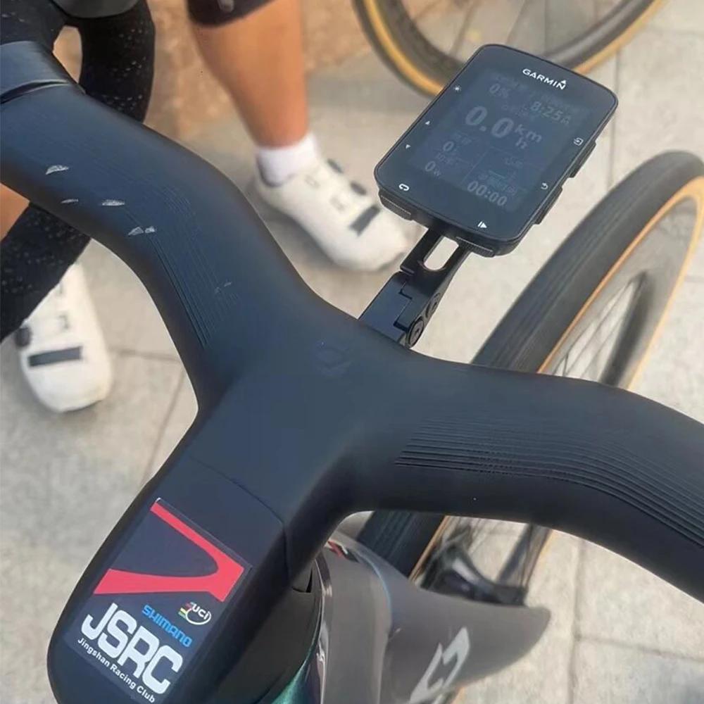 Support combiné Gopro pour vélo avant, pour Garmin Wahoo Bryton Campatible avec guidon Scott Foil Ad
