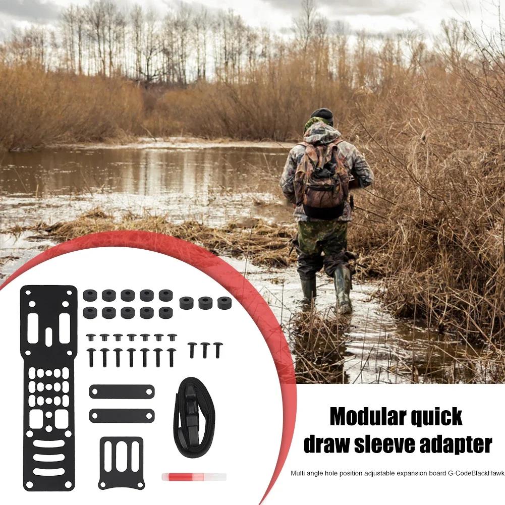 Adaptateur de étui modulaire, plate-forme en alliage d'aluminium, étui de chasse à traction rapide r