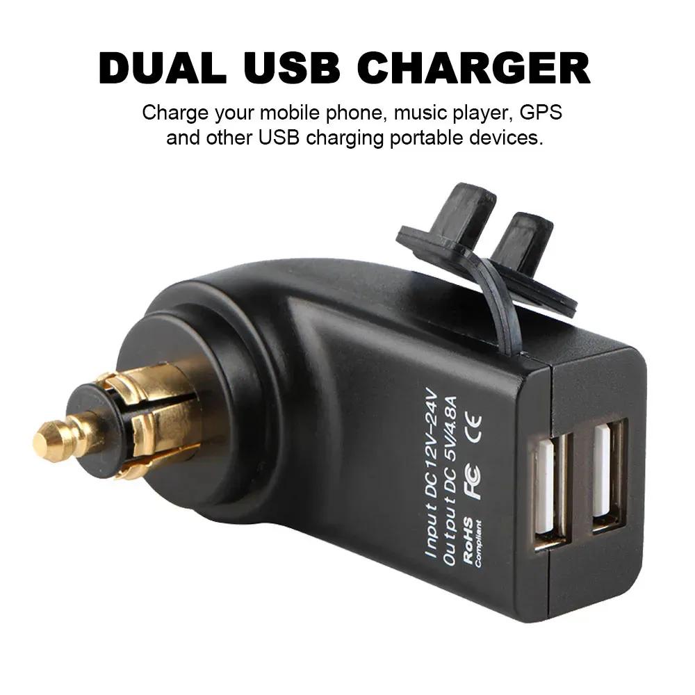 Chargeur double USB pour moto, accessoires pour BMW R1200RT R1250GS R1200GS F800ST F800R F800GS R130