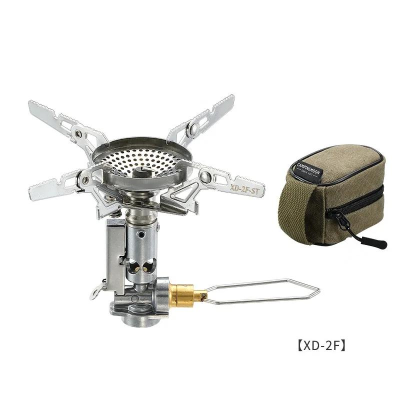 Réchaud de camping à gaz de type split pour l'extérieur Campingmoon XD-2F XT-2F, cuisinière d'alpini