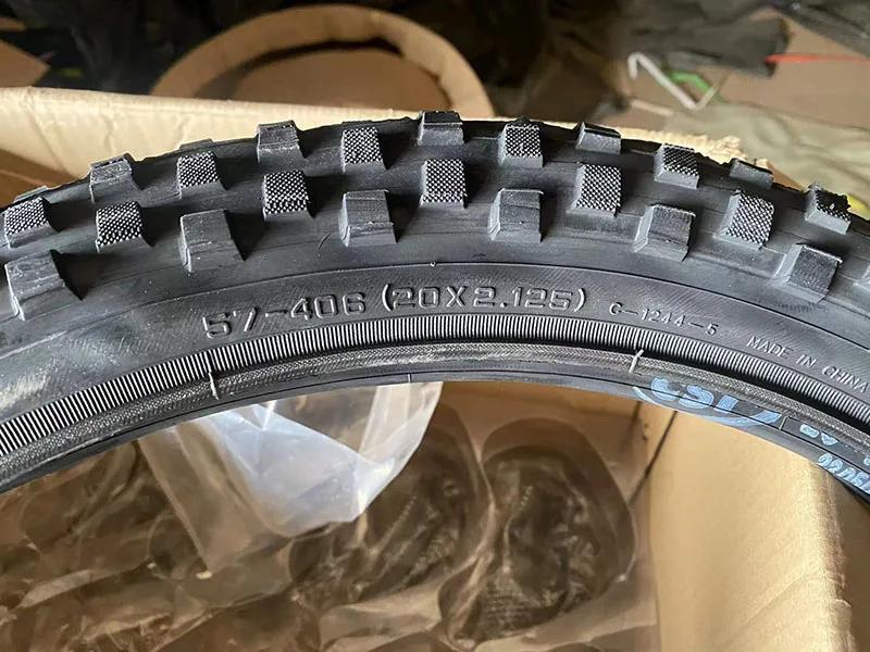 CST Professional 20 pouces BMX RACE toutes saisons 20*2.125 pneu de vélo avec Tube