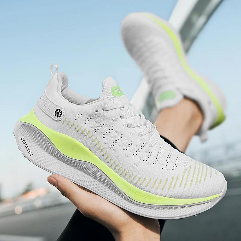 Nouveaux hommes chaussures de course athlétique sport décontracté chaussures de luxe Jogging confort