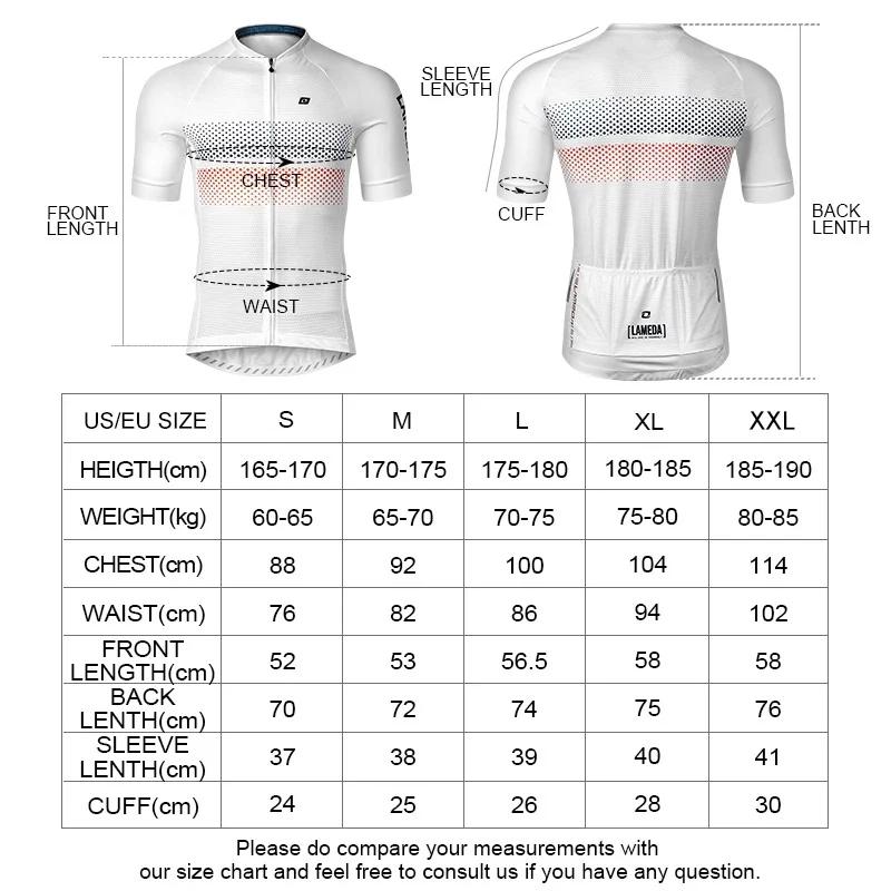 Lameda été Pro maillot de cyclisme vtt vélo vêtements respirant à manches courtes vélo chemise homme