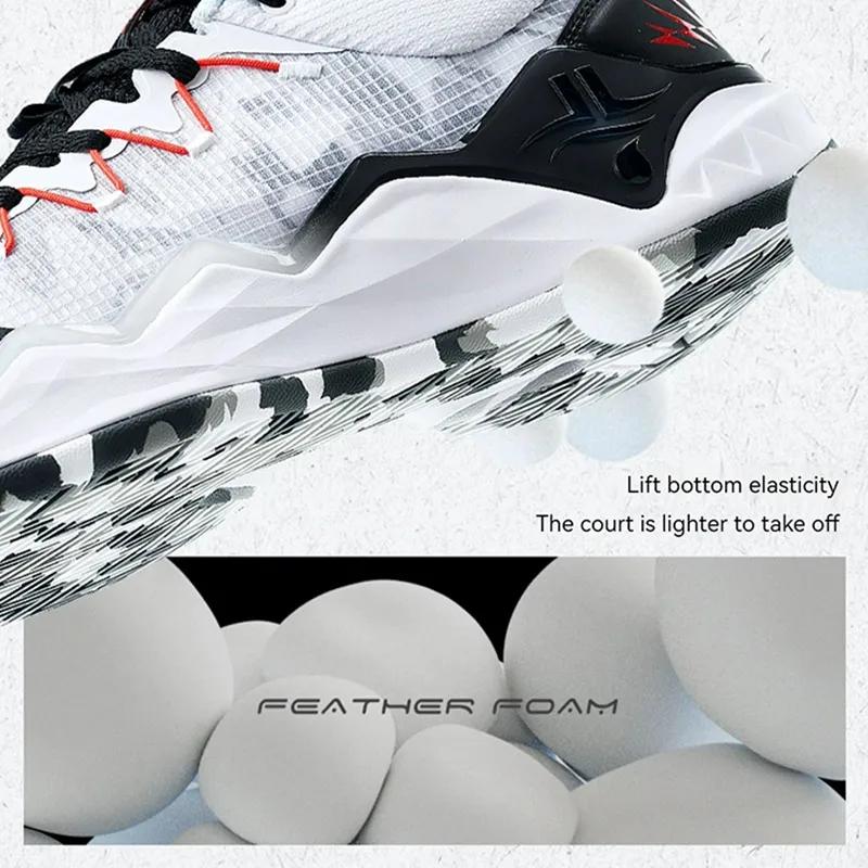 Xtep JLIN-TEAM chaussures de basket-ball pour hommes été résistant à l'usure chaussures de sport pou