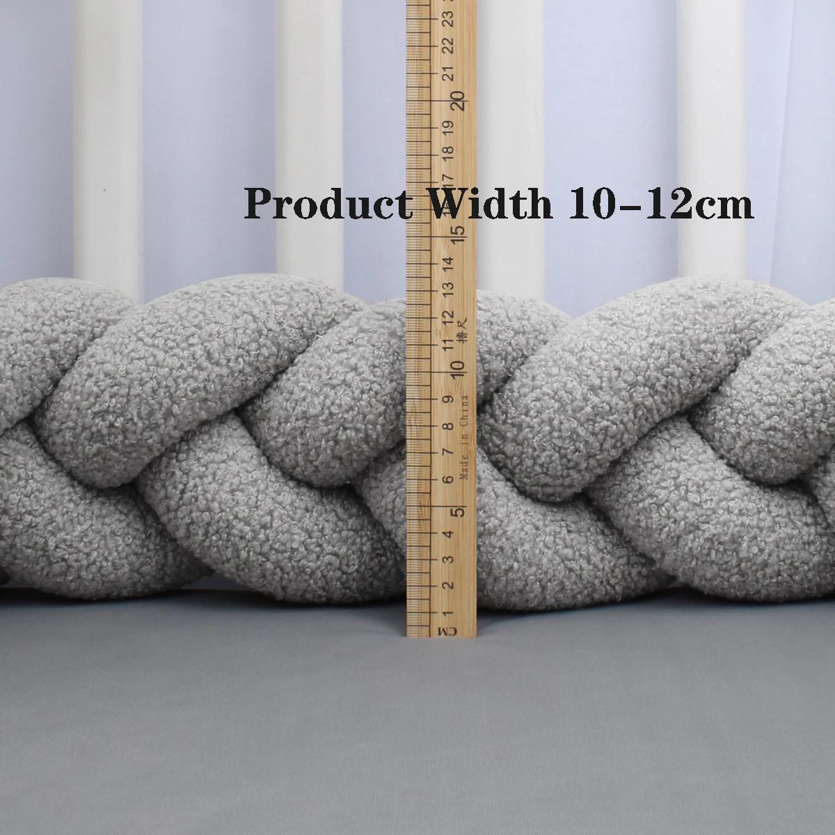 1-4M bébé lit pare-chocs infantile berceau oreiller coussin tresse berceau pare-chocs protecteur cha