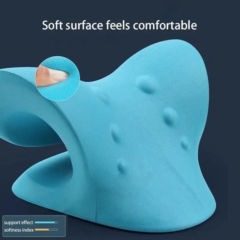 Civière de cou et d'épaule, dispositif de Traction chiropratique cervicale, oreiller de Massage pour