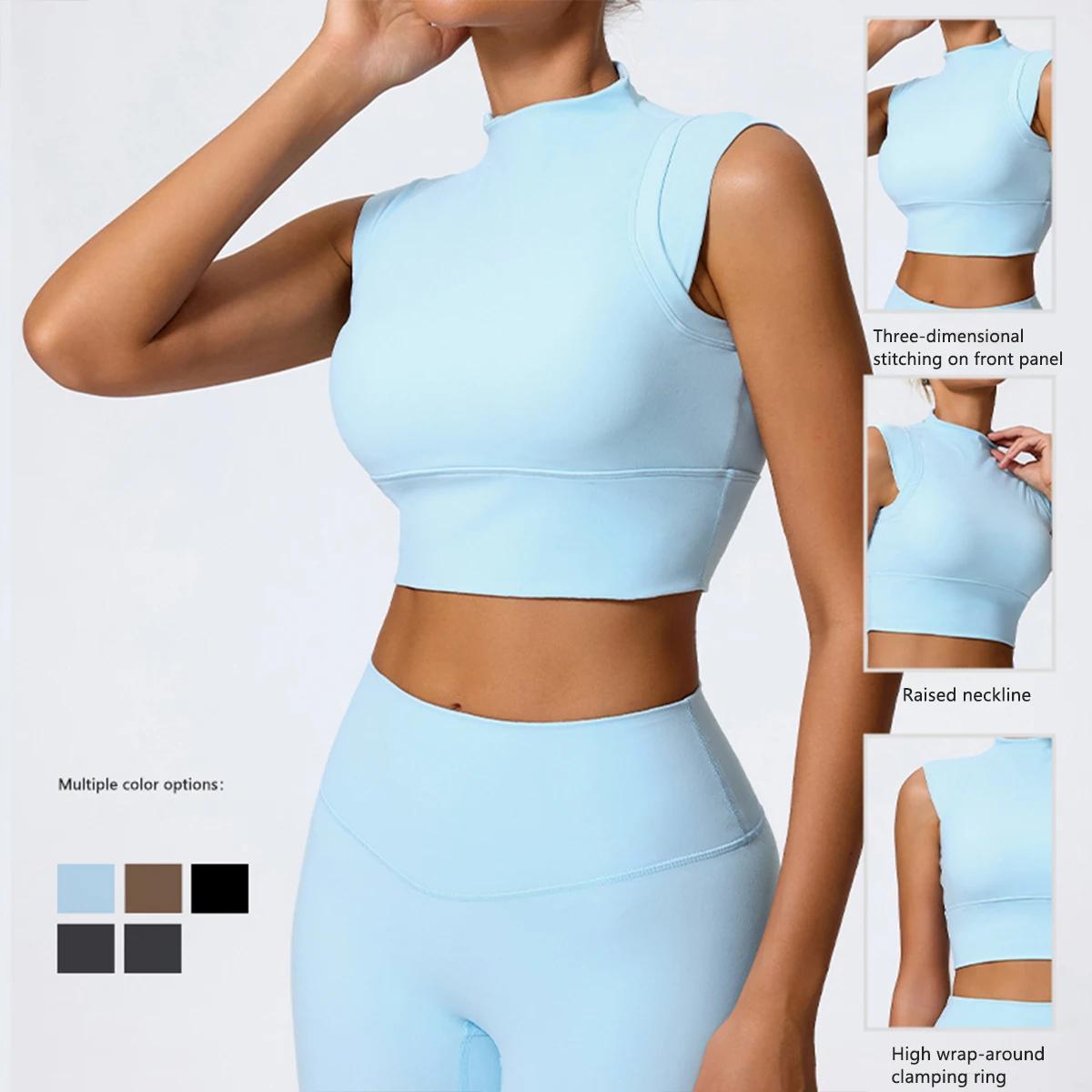 Haut de gymnastique à fort Impact femme Push Up soutien-gorge de sport vêtements de Yoga gilet de sp