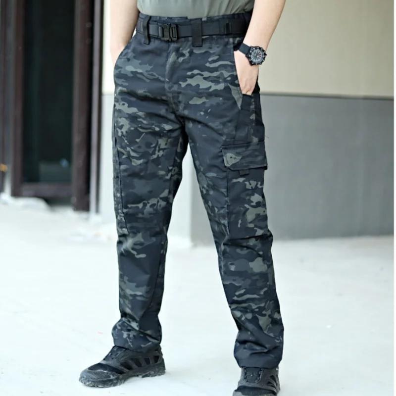 DulPants-Pantalon cargo imperméable pour homme, résistant à l'usure, multi-poches, extérieur, Skip F