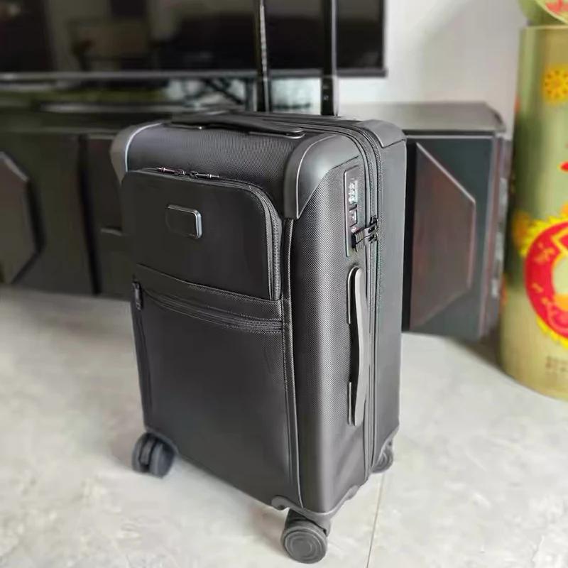 Valise de voyage de luxe en nylon et toile Oxford, bagage cabine avec serrure à code, idéale pour le