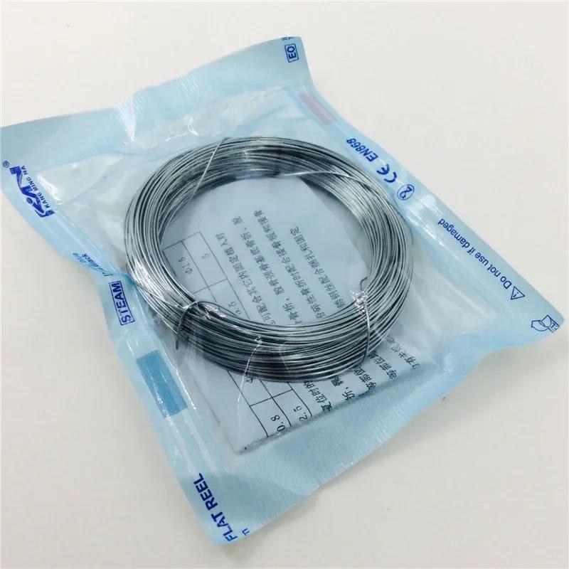 Fils de cerclage, fils en acier inoxydable, Instrument chirurgical orthopédique, 0.4-1.5mm, animal d