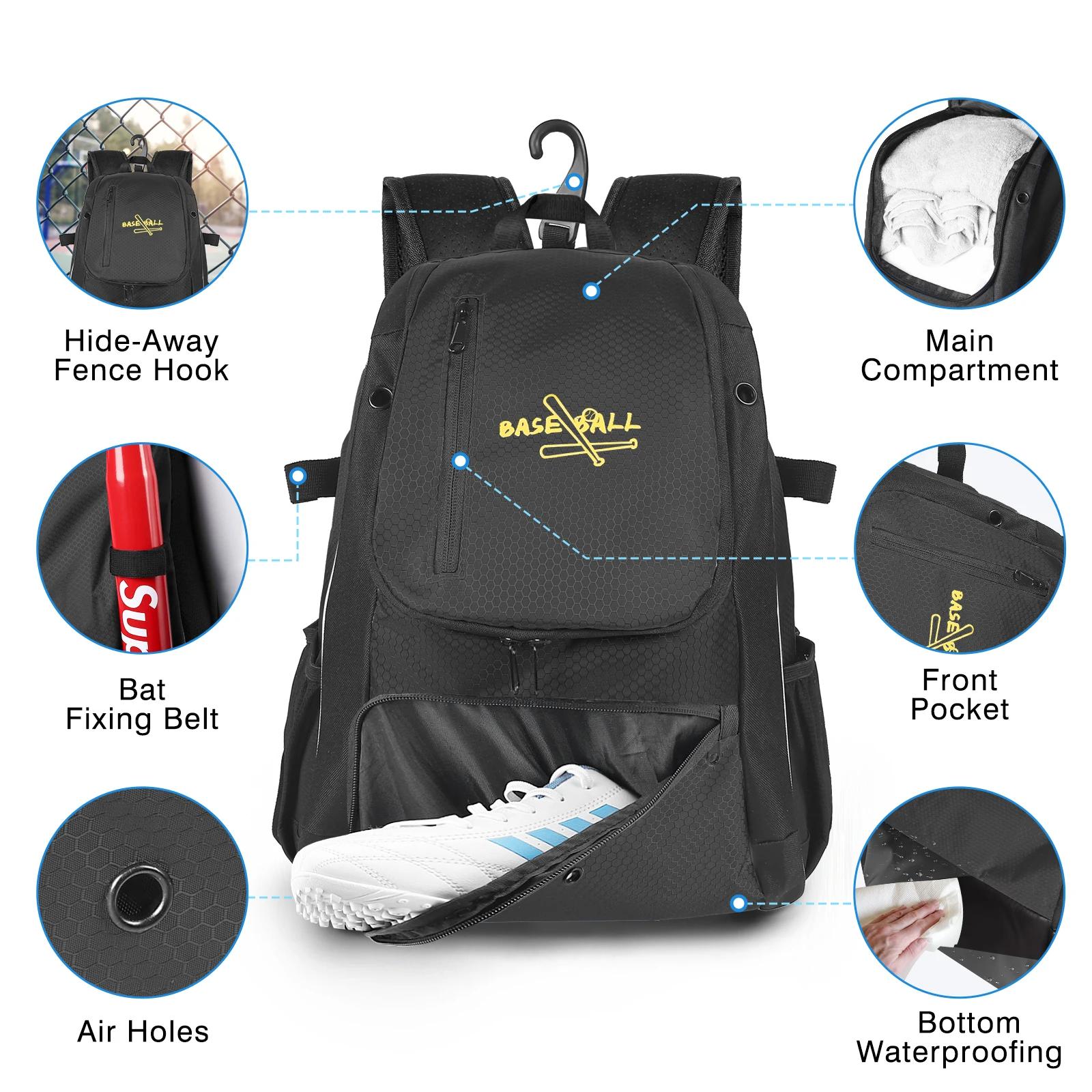 Sac de Baseball sac de Softball sac à dos étanche sac à bandoulière sac de Sport jeunesse garçon fil