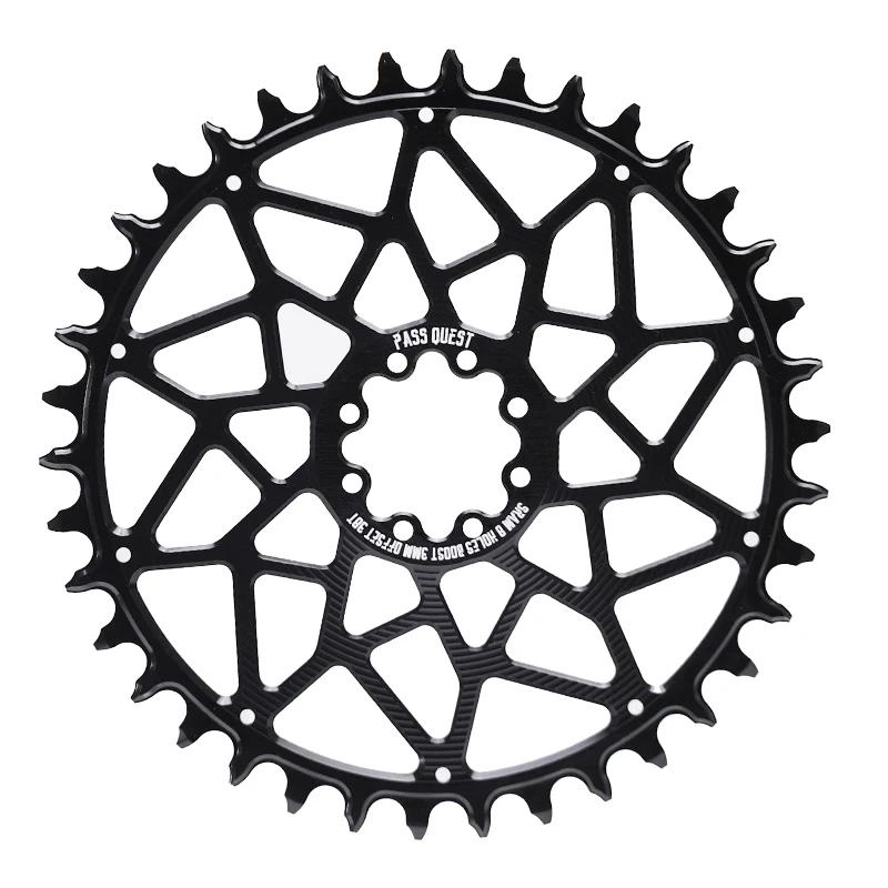 PASS QUEST  3mm Offest VTT 8-Bolt  Plateau Dents étroites et larges Monture directe Vélo Roue à chaî