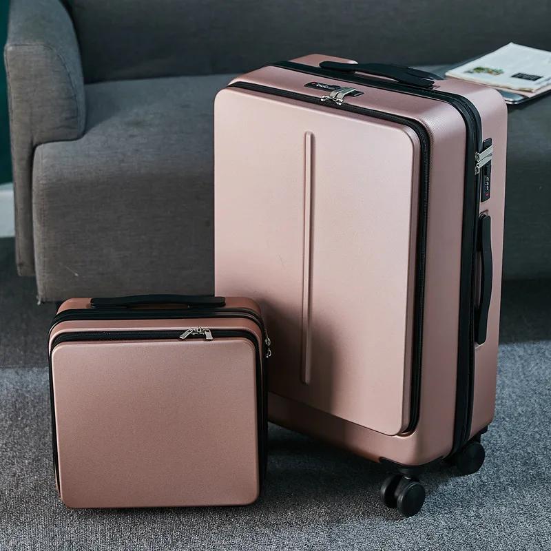 NOUVEAU 20 "24" pouces Bagage à roulettes avec sacoche pour ordinateur portable Valise de voyage d'a