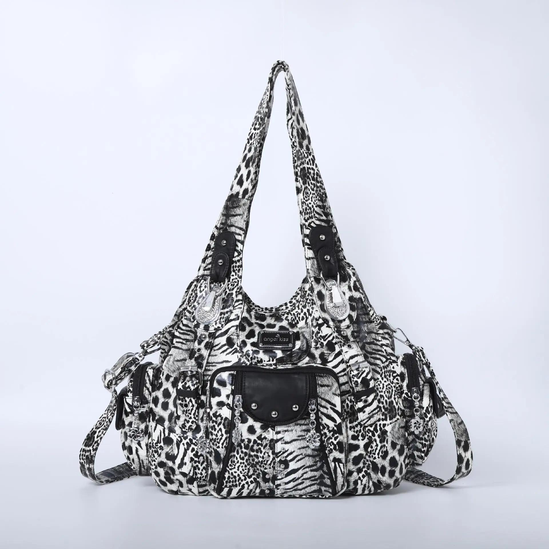 Sacs à main de mode femmes sacs à bandoulière en cuir PU sac à main femme sacoche grande capacité sa