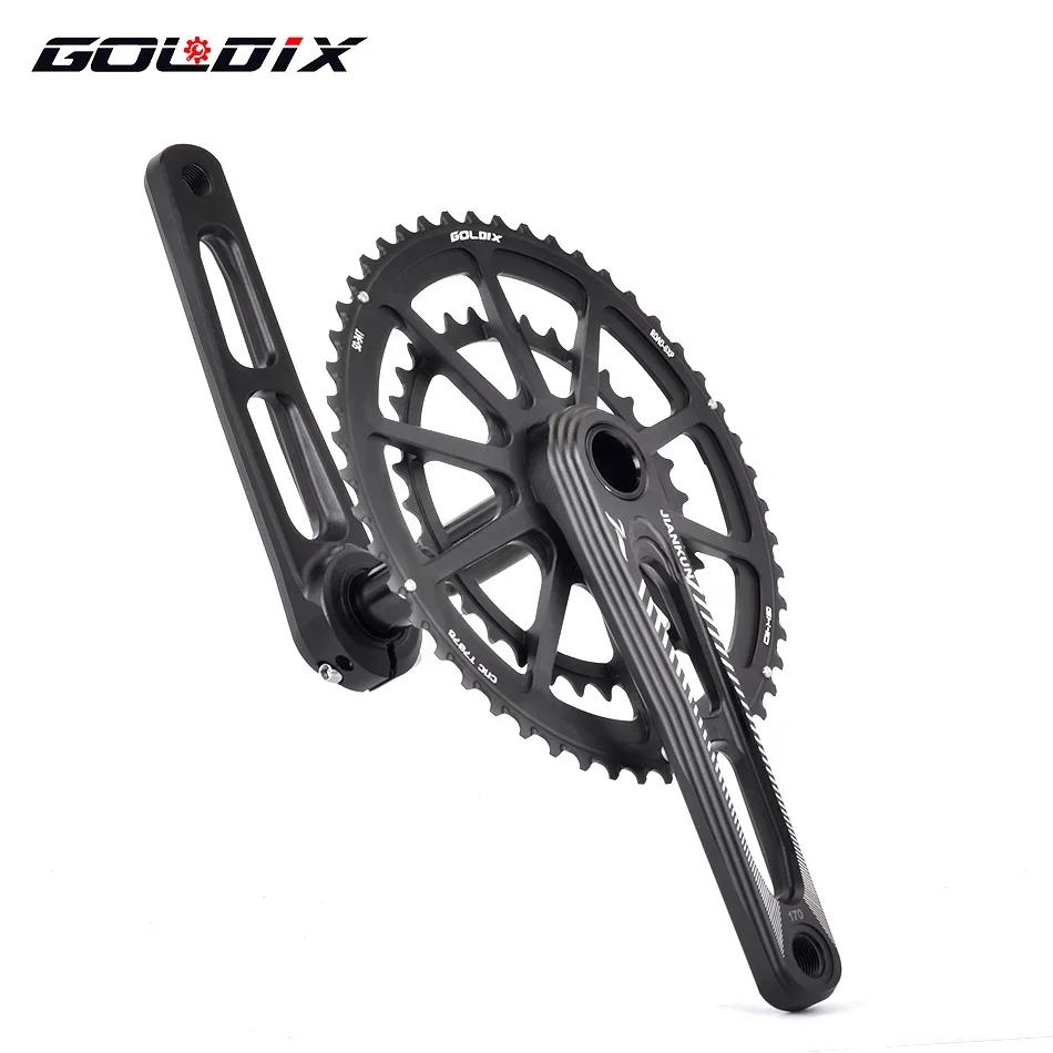 GOLDIX CNC manivelles de route bras pédalier de vélo BSA BB92 gravier manivelle de route 170/175mm c