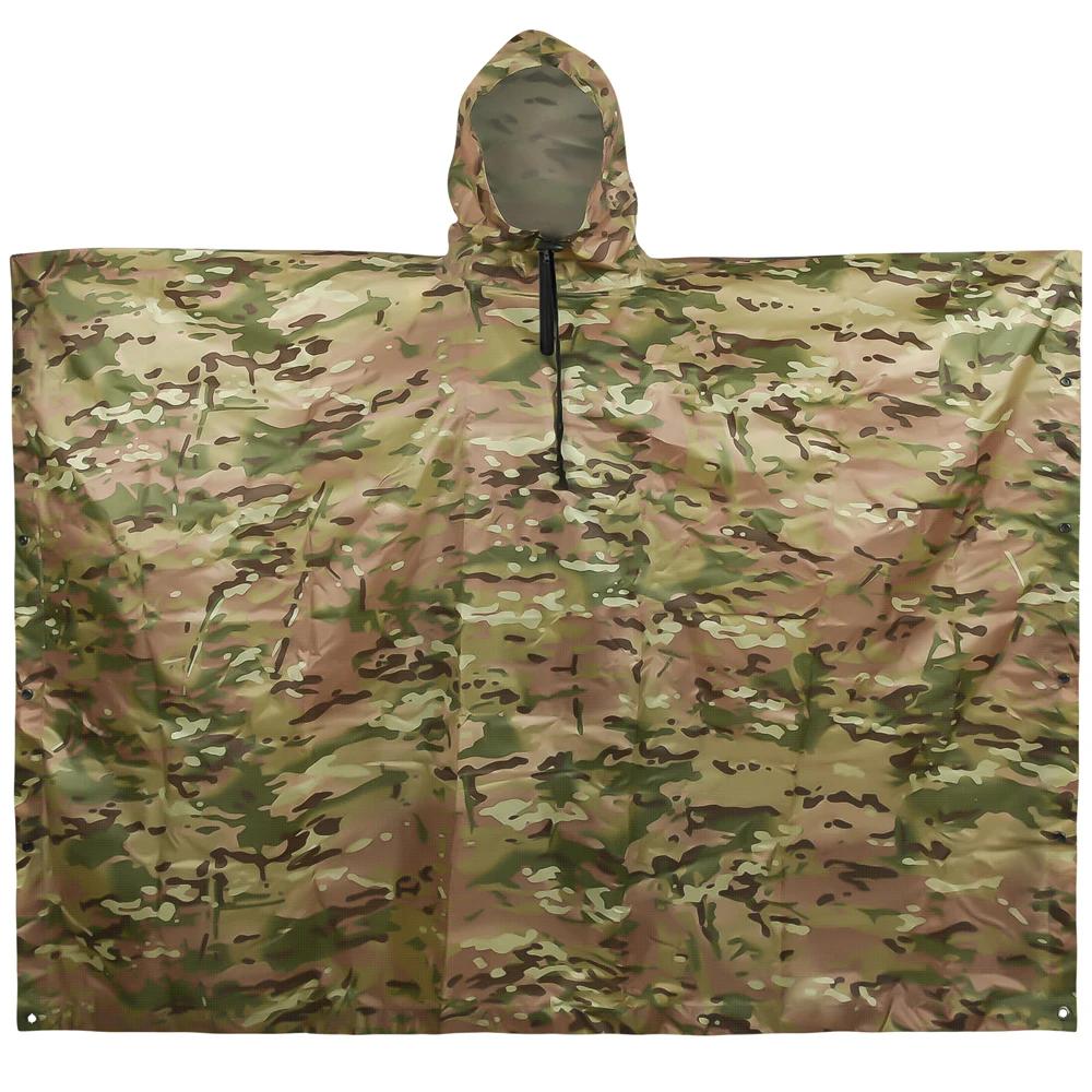 Solomon-Poncho de pluie extérieur multifonctionnel 3 en 1, imperméable, auvent de moto, polymères de