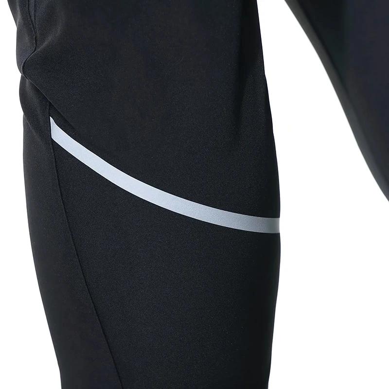 Pantalon de course réfléchissant homme - Fermeture éclair pour jogging, entraînement et gymnastique sportive