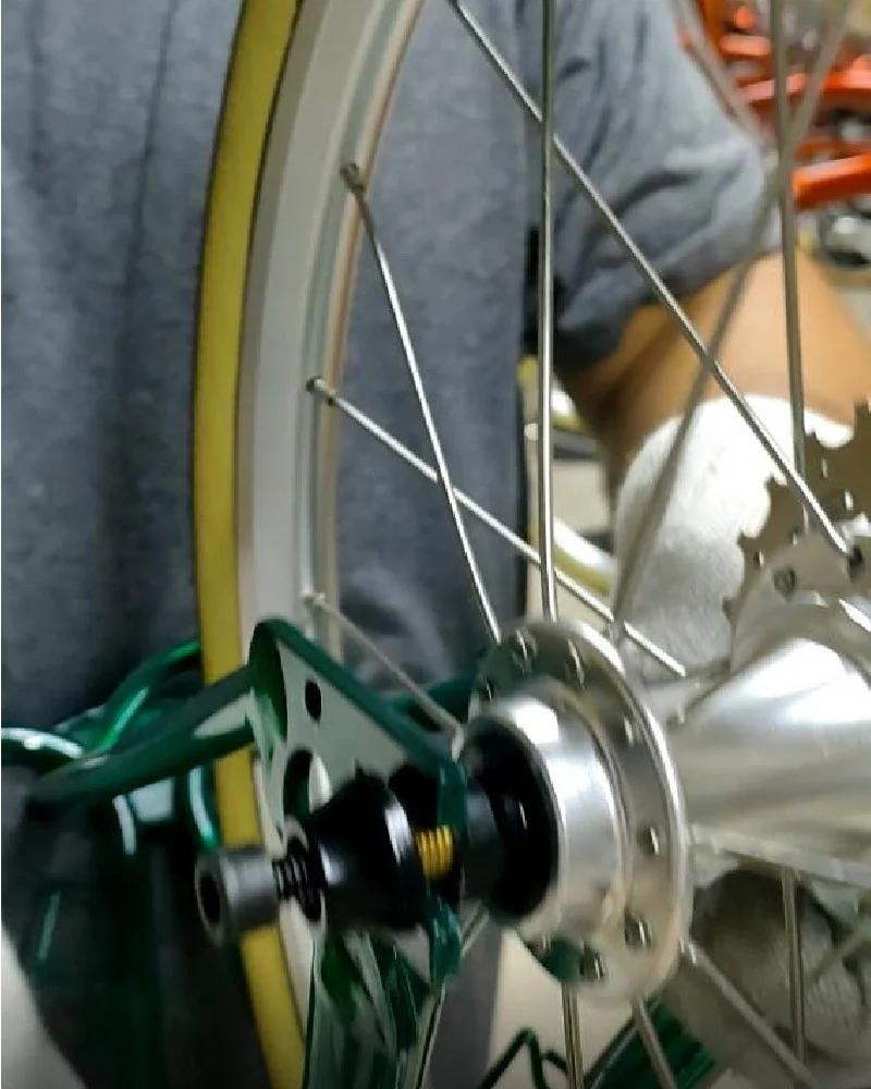 Jantes de vélo pliantes avant et arrière, Bromsilice 7 vitesses, 349