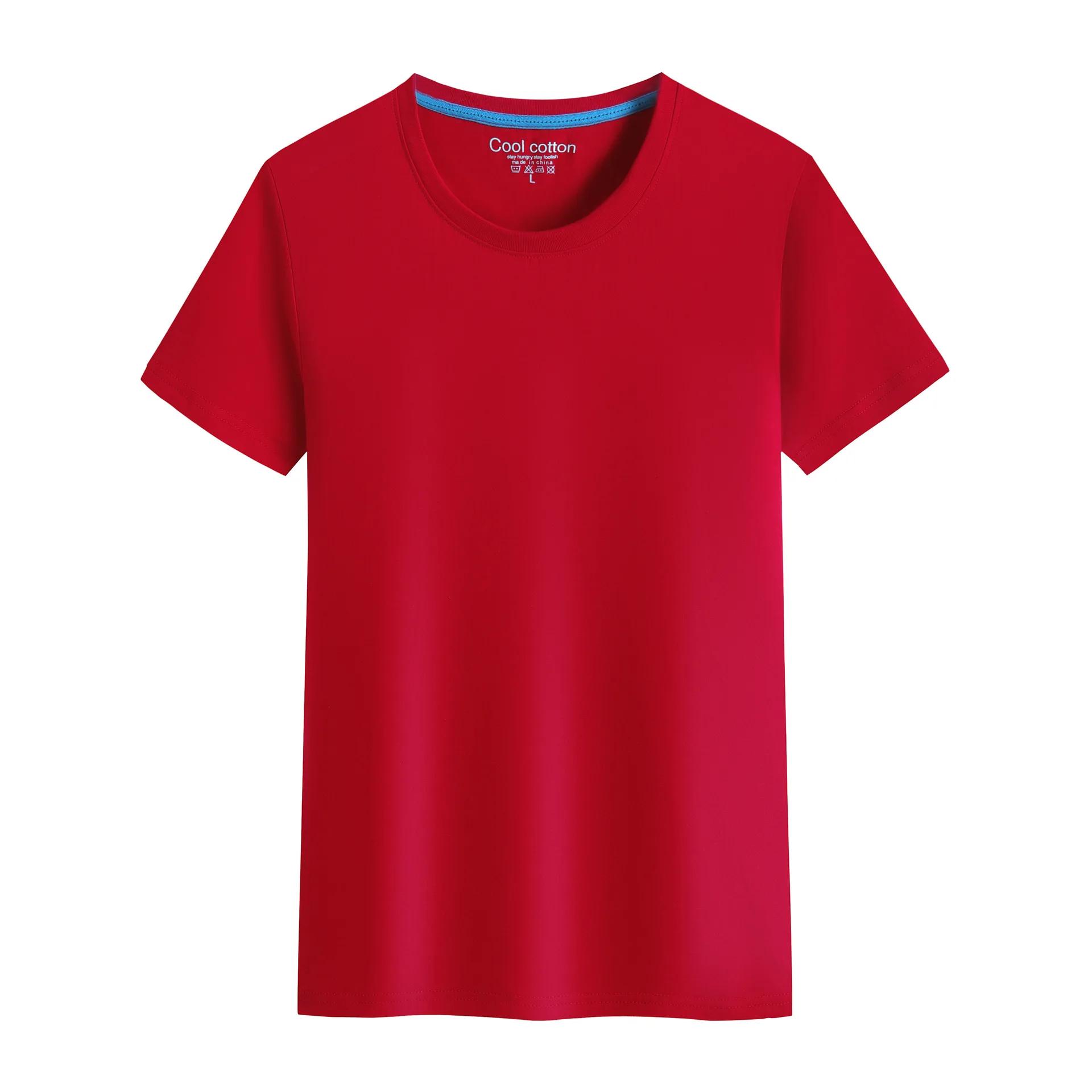 Nouveau T-shirt Homme 100% Coton Couleur Unie Col Rond Manches Courtes – Collection 2026