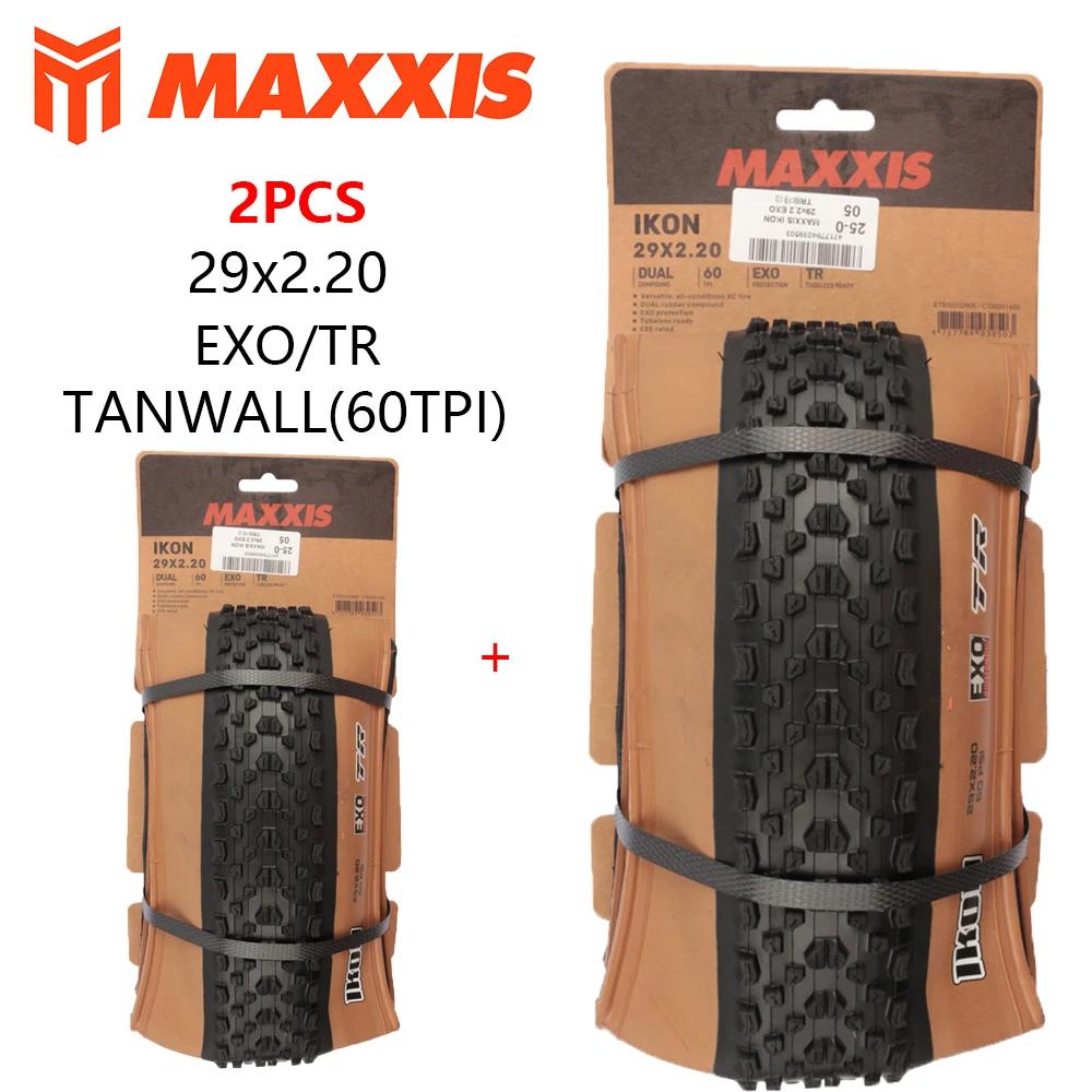 2 pièces MAXXIS IKON pneu de VTT d'origine 26 29 pliant Anti-crevaison Tubeless XC pneu de vélo tout