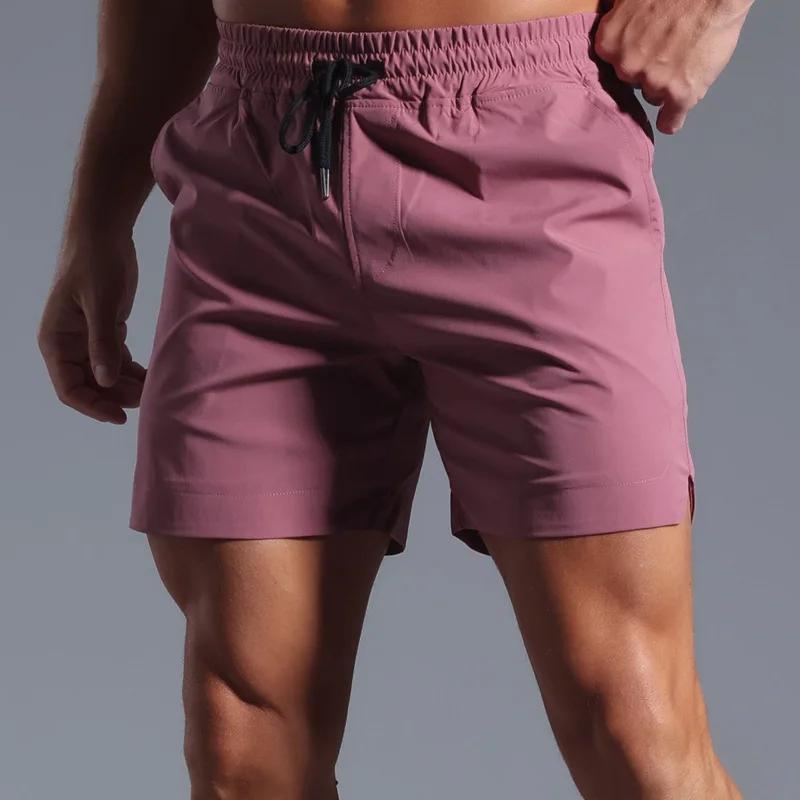 Short de course d'été pour hommes, vêtements de Sport élastiques à séchage rapide, pantalons courts 