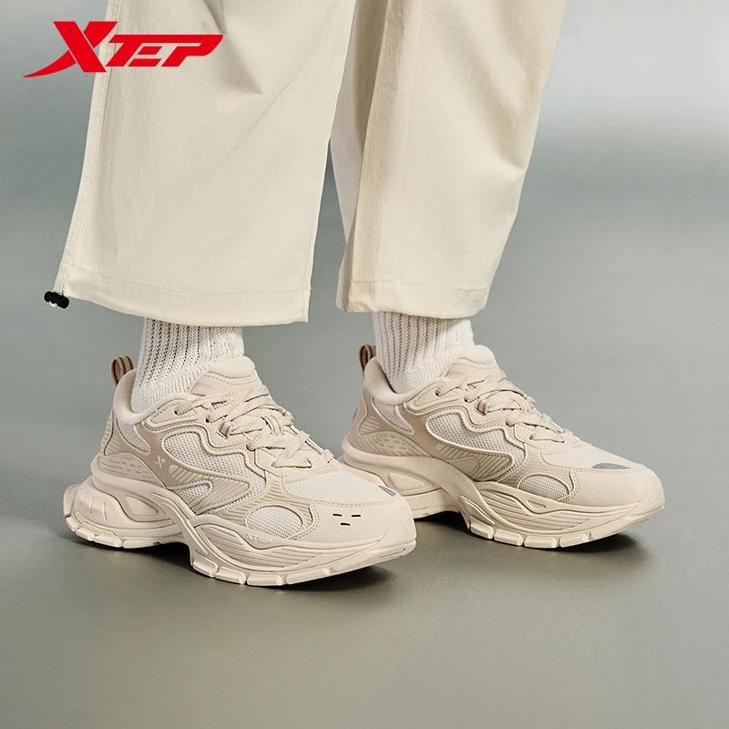 Chaussures décontractées Xtep hommes hiver confort soutien hauteur augmentant rétro sport